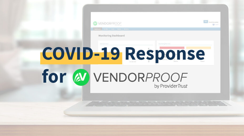 Covid-19 Response for VendorProof
