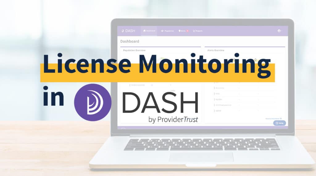 License Monitoring in Dash