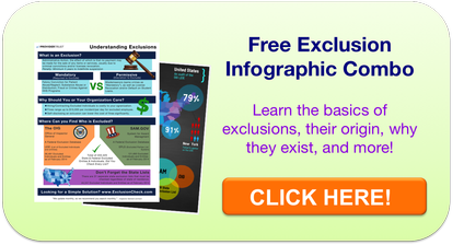Free exclusion infographic combo. Learn the basics of exclusions, their origin, why they exist, and more! Click here!